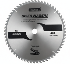 DMA416 – DISCO MADERA 16”x40T
